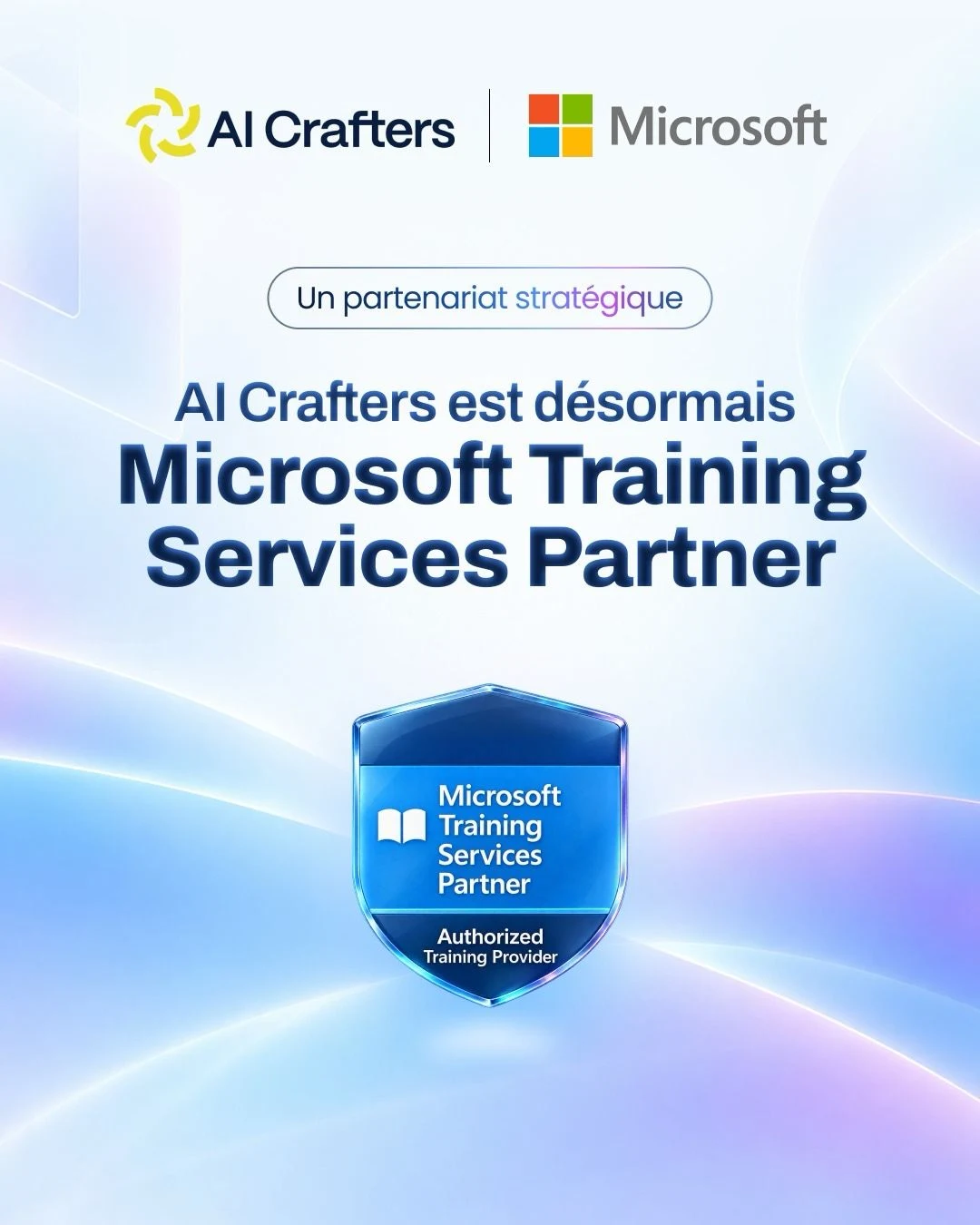 AI Crafters devient Microsoft Training Services Partner