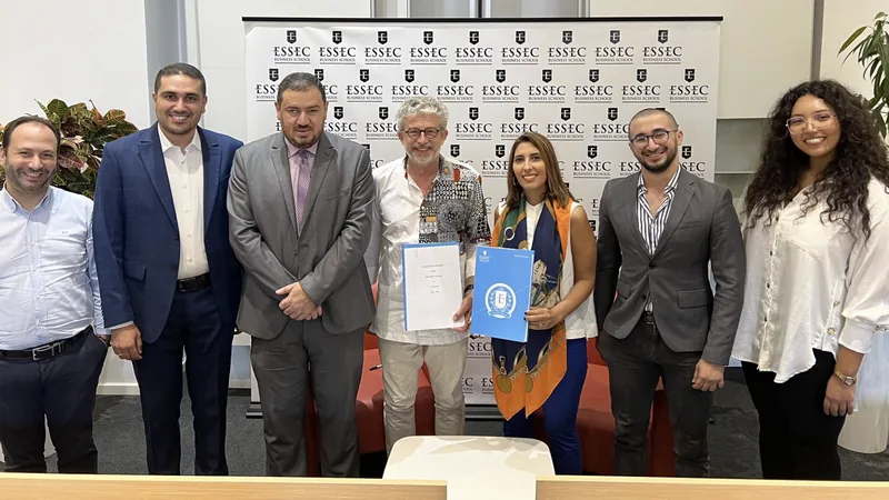 Signature du partenariat entre AI Crafters et l'ESSEC Business School
