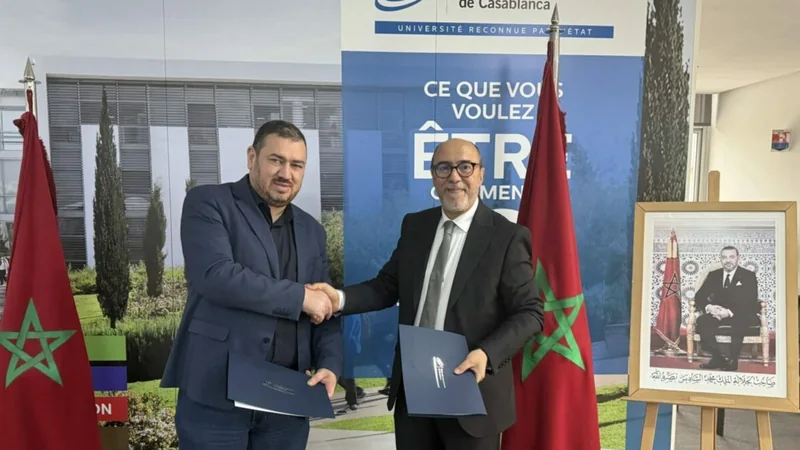 Signature du partenariat entre l'Université Internationale de Casablanca et AI Crafters