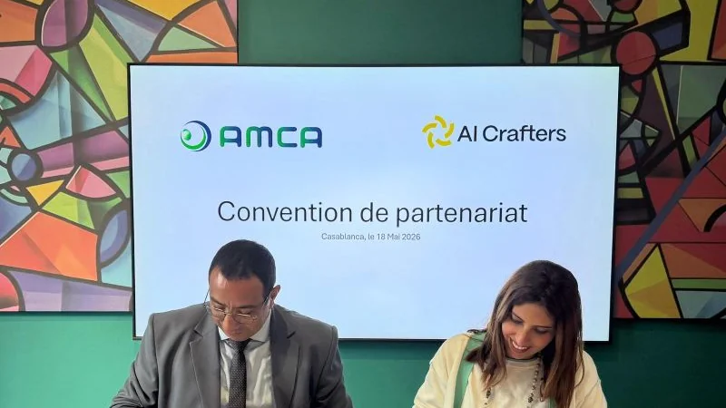 Signature de la convention de partenariat entre l'AMCA et AI Crafters